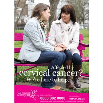 Online Donation Poster  Jo's Cervical Cancer Trust